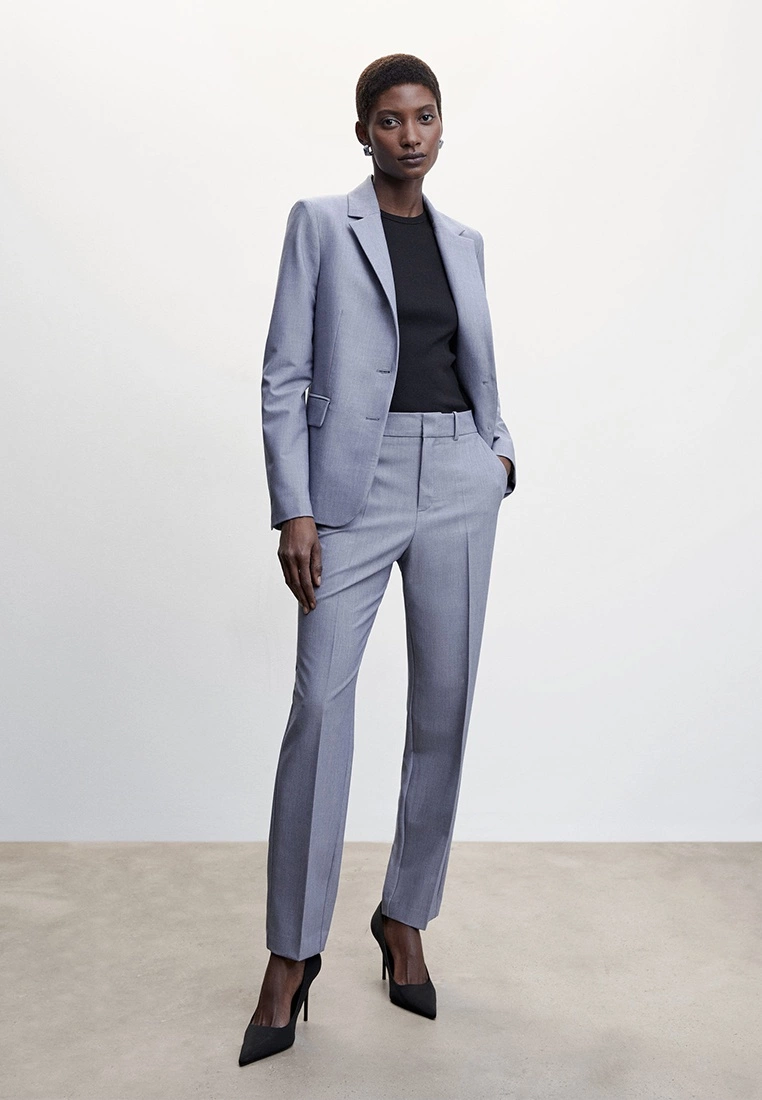 Mango Straight Suit Trousers 8 Mango Straight Suit Trousers - Image 6