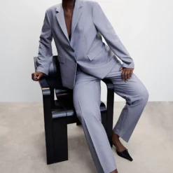 Mango Straight Suit Trousers 17 Mango Straight Suit Trousers -Mango popular store mango 3358 7039046 8