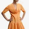Mango Fluted Hem Dress -Mango popular store mango 3381 6939046 1
