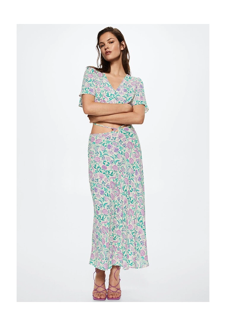 Mango Flowy Printed Blouse 7 Mango Flowy Printed Blouse - Image 5