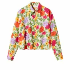 Mango Buttoned Printed Blouse -Mango popular store mango 3412 1039046 7