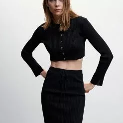 Mango Ribbed Midi Skirt 11 Mango Ribbed Midi Skirt -Mango popular store mango 3416 0629046 3