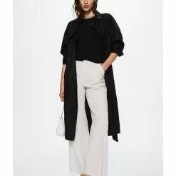 Mango Round Neckline Basic T-Shirt -Mango popular store mango 3416 9450326 4