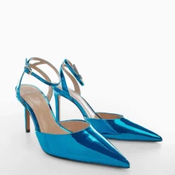 Mango Metallic Heel Shoes 7 Mango Metallic Heel Shoes -Mango popular store mango 3418 5349046 2