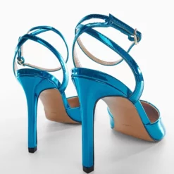 Mango Metallic Heel Shoes 8 Mango Metallic Heel Shoes -Mango popular store mango 3419 5349046 3