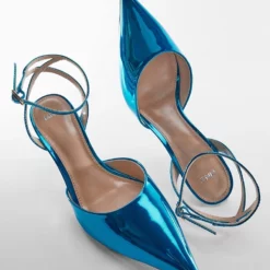 Mango Metallic Heel Shoes 9 Mango Metallic Heel Shoes -Mango popular store mango 3419 5349046 4