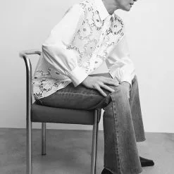 Mango Embroidered Cotton Shirt 12 Mango Embroidered Cotton Shirt -Mango popular store mango 3421 0849046 4