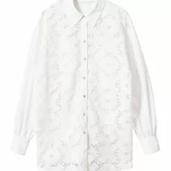 Mango Embroidered Cotton Shirt 15 Mango Embroidered Cotton Shirt -Mango popular store mango 3422 0849046 7