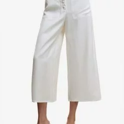 Mango Buttons Culottes Trousers