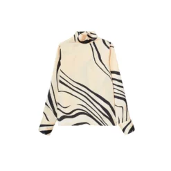 Mango Satin Print Blouse -Mango popular store mango 3449 2561626 5