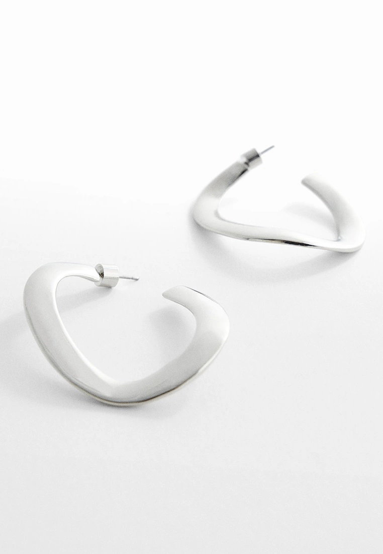 Mango Twisted Hoop Earrings 4 Mango Twisted Hoop Earrings - Image 2