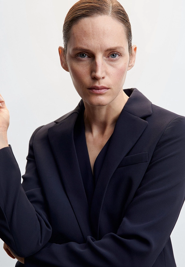 Mango Fitted Suit Blazer 5 Mango Fitted Suit Blazer - Image 3