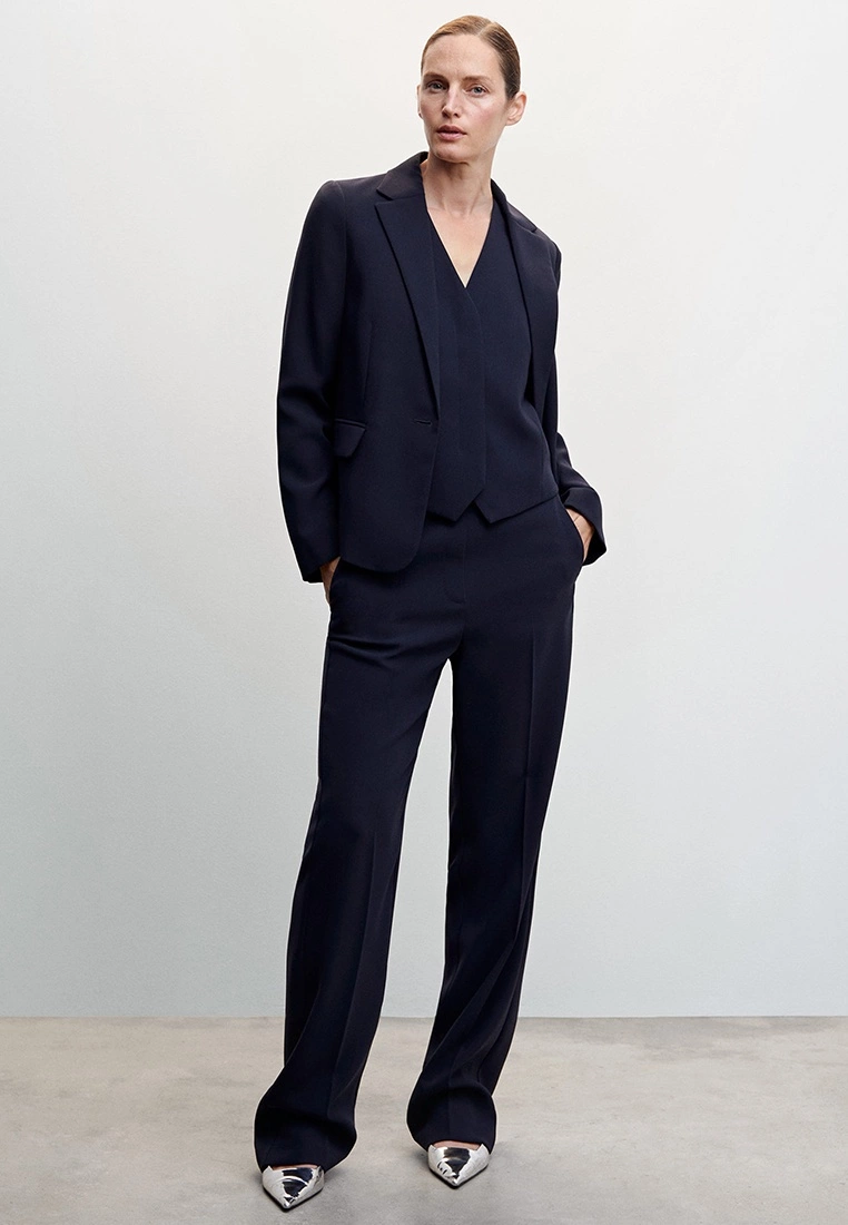 Mango Fitted Suit Blazer 7 Mango Fitted Suit Blazer - Image 5