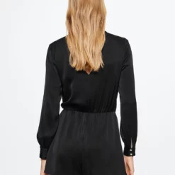 Mango Wrap Neckline Satin Playsuit -Mango popular store mango 3484 3332536 2