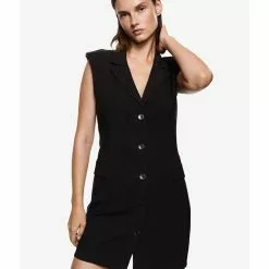 Mango Cut-Out Back Dress