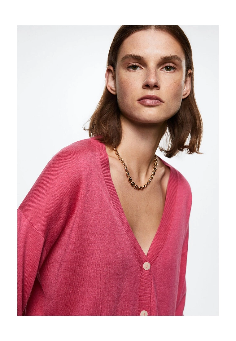 Mango Fine-Knit Cardigan 5 Mango Fine-Knit Cardigan - Image 3