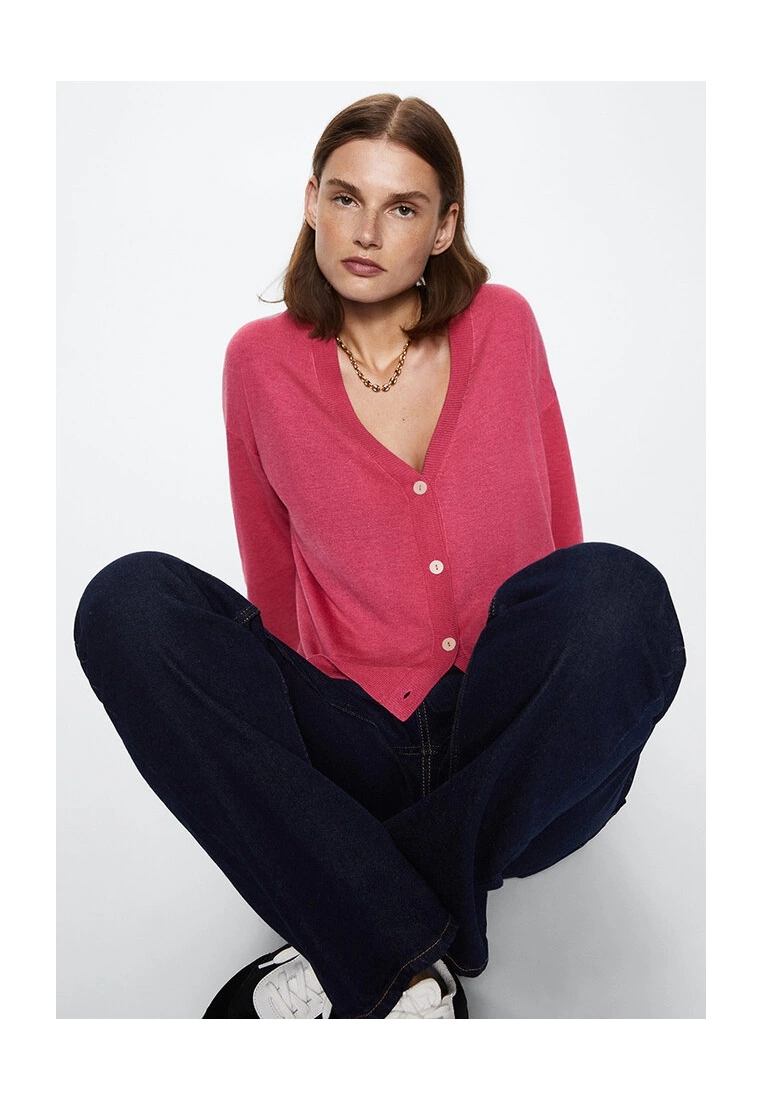 Mango Fine-Knit Cardigan 6 Mango Fine-Knit Cardigan - Image 4