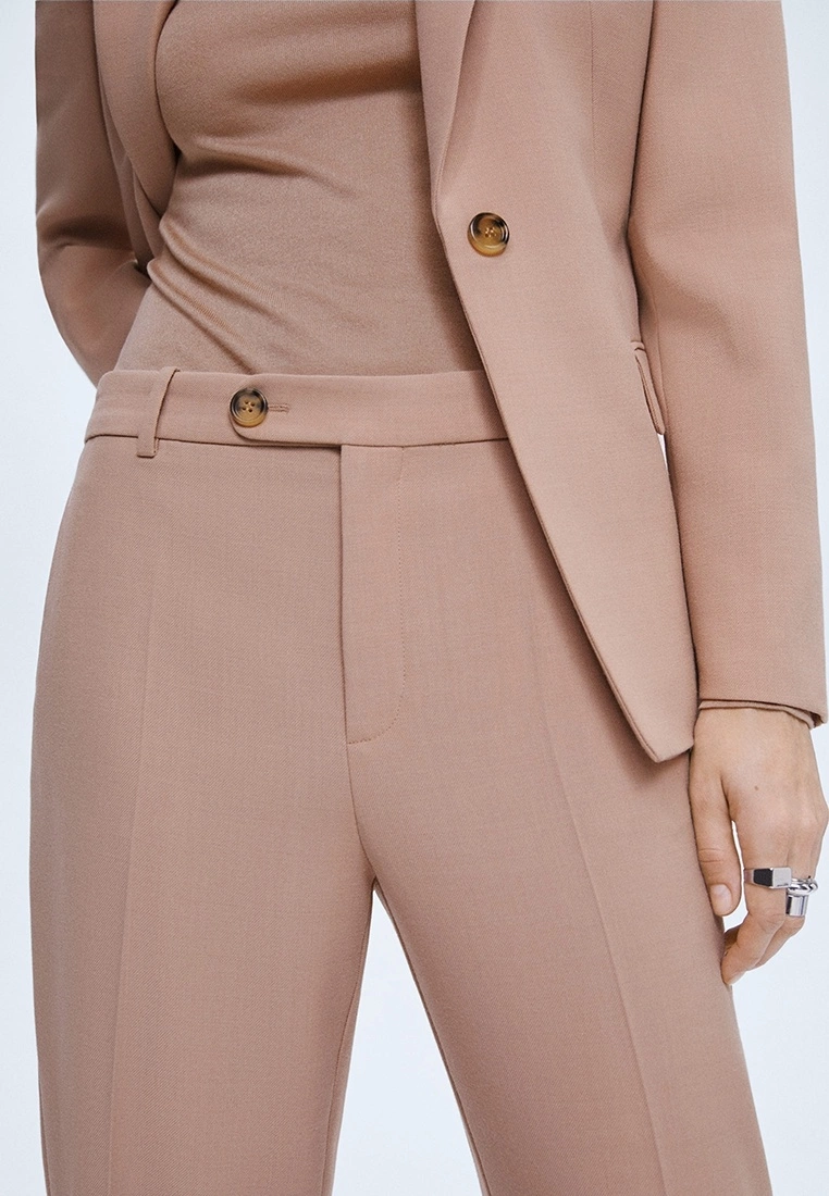 Mango Straight Suit Trousers 6 Mango Straight Suit Trousers - Image 4
