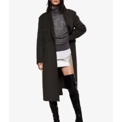 Mango Woollen Coat With Belt