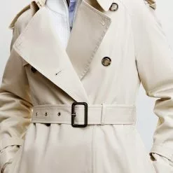 Mango Cotton Belted Trench Coat -Mango popular store mango 3516 6015146 4