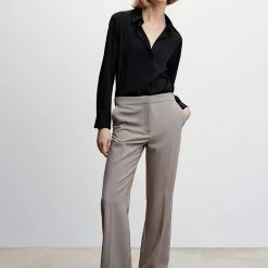 Mango Buttoned Flowy Shirt -Mango popular store mango 3519 7215146 4