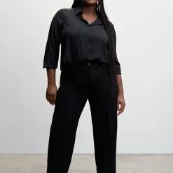 Mango Buttoned Flowy Shirt -Mango popular store mango 3519 7215146 6