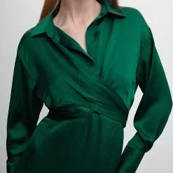 Mango Wrap Shirt Dress -Mango popular store mango 3533 2115146 3