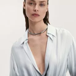 Mango Shirt Dress With Gradient Effect -Mango popular store mango 3536 6225146 3