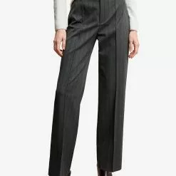 Mango Regular Fit Striped Pattern Suit Trousers