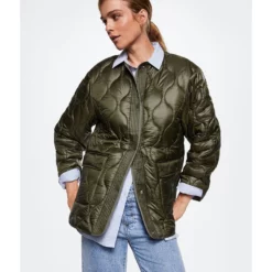Mango Oversize Quilted Coat