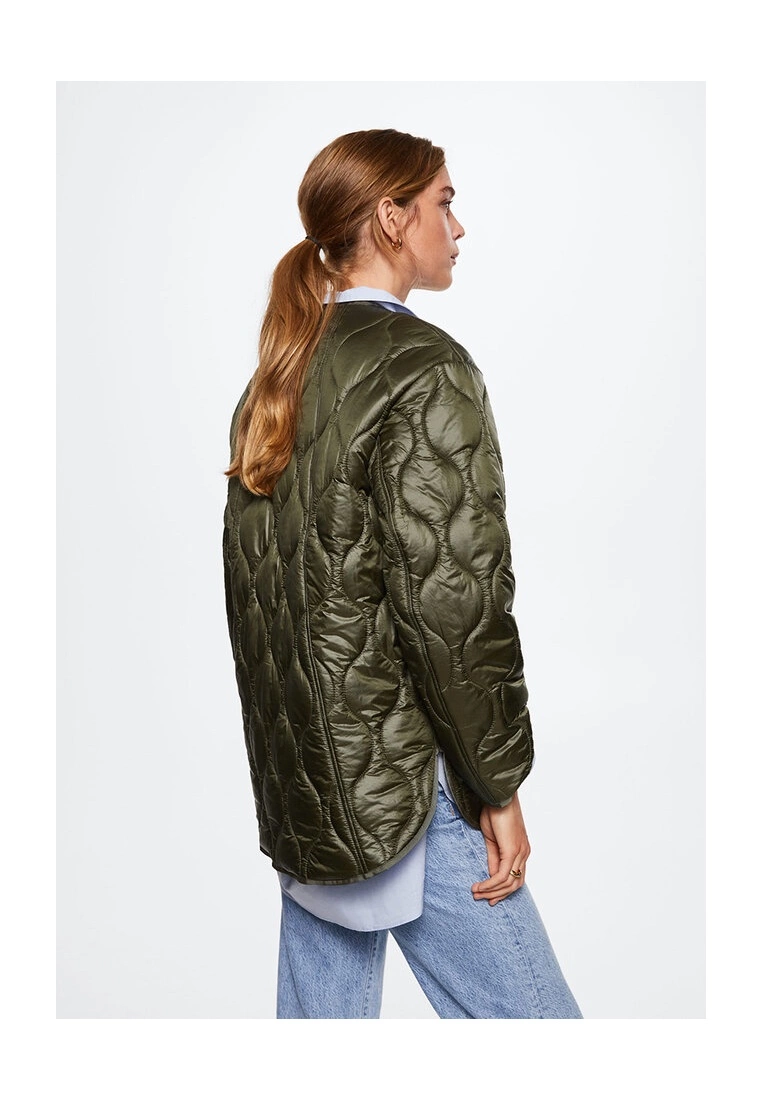 Mango Oversize Quilted Coat 4 Mango Oversize Quilted Coat - Image 2