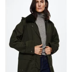 Mango Detachable Hood Parka 12 Mango Detachable Hood Parka -Mango popular store mango 3566 4680826 5