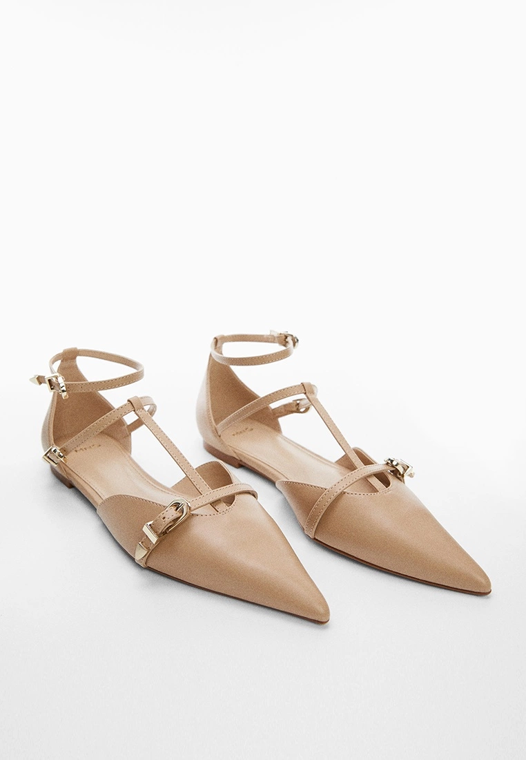 Mango Decorative Buckle Flats 4 Mango Decorative Buckle Flats - Image 2