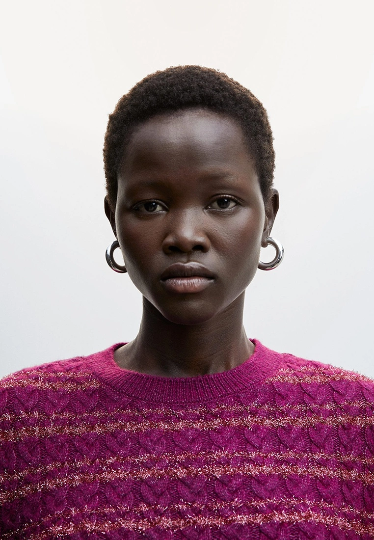 Mango Lurex Braided Sweater 5 Mango Lurex Braided Sweater - Image 3