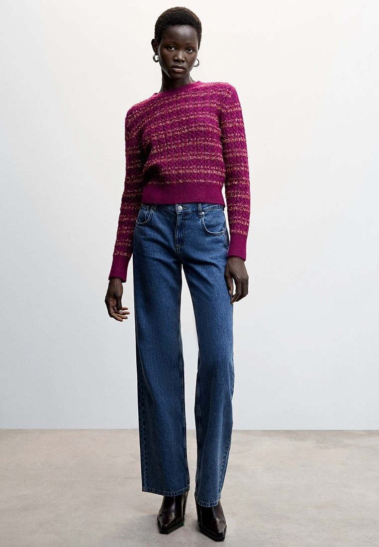 Mango Lurex Braided Sweater 6 Mango Lurex Braided Sweater - Image 4