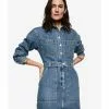 Mango Pocket Denim Dress -Mango popular store mango 3592 2040826 1