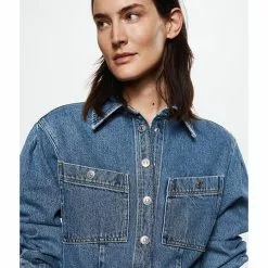 Mango Pocket Denim Dress -Mango popular store mango 3593 2040826 3