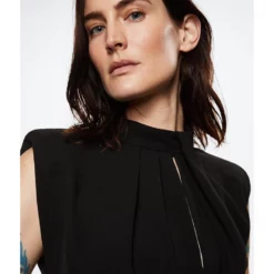 Mango Shoulder Pads Dress -Mango popular store mango 3595 6840826 3