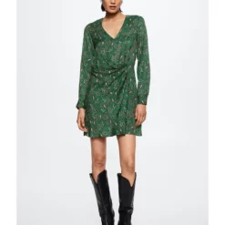 Mango Paisley-Print Satin Dress 16 Mango Paisley-Print Satin Dress -Mango popular store mango 3614 6350826 6