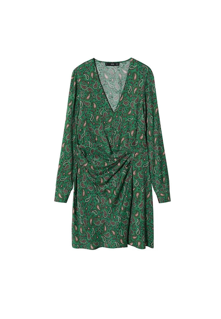 Mango Paisley-Print Satin Dress 11 Mango Paisley-Print Satin Dress - Image 9