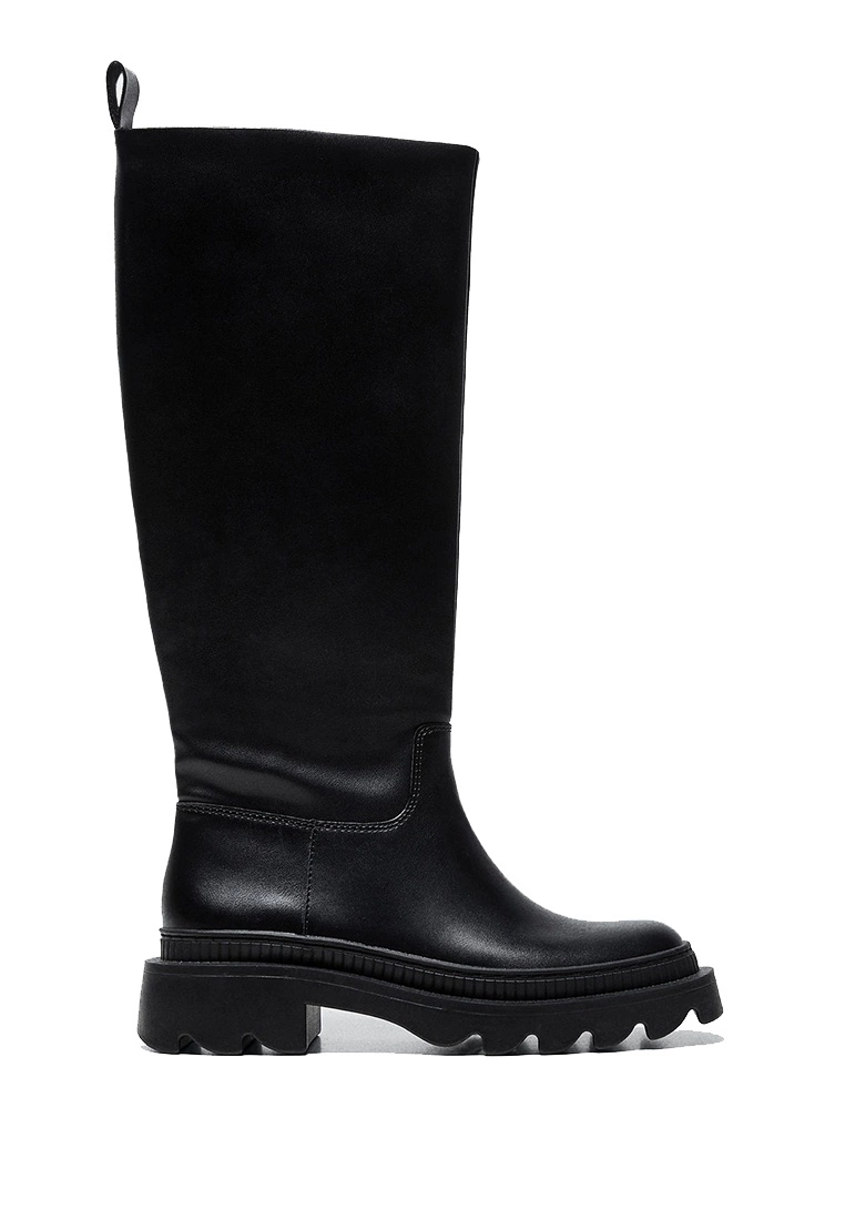 Mango High Boots With Track Sole 3 Mango High Boots With Track Sole