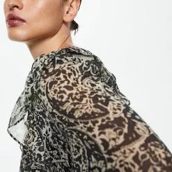 Mango Paisley Chiffon Dress -Mango popular store mango 3627 0226336 6