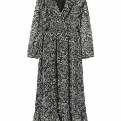 Mango Paisley Chiffon Dress -Mango popular store mango 3628 0226336 8