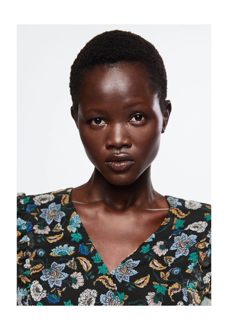 Mango Floral Chiffon Dress 6 Mango Floral Chiffon Dress - Image 4