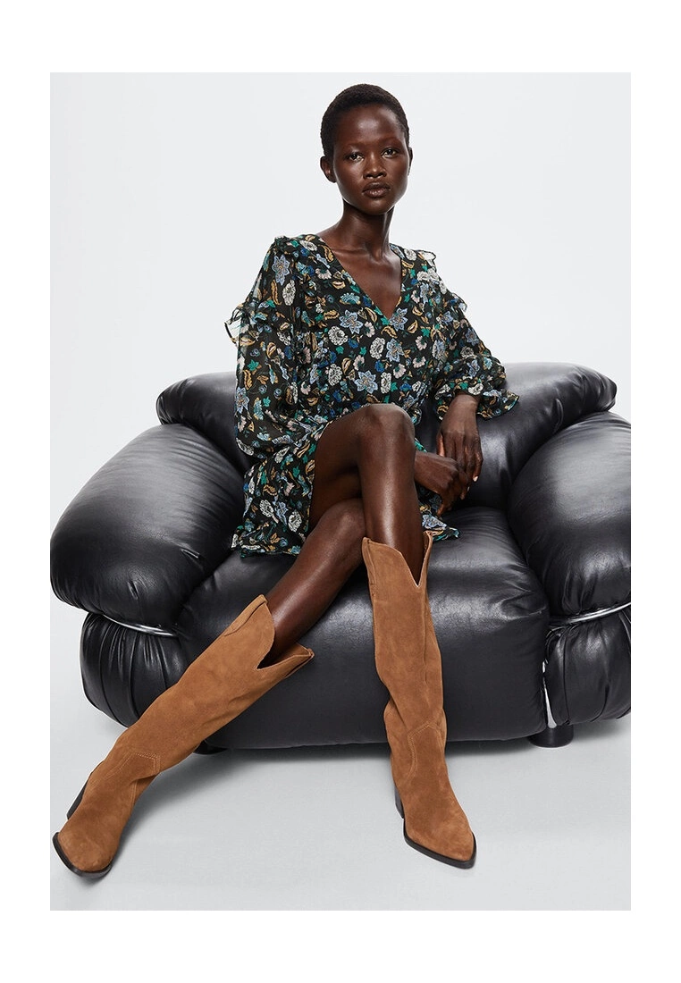 Mango Floral Chiffon Dress 7 Mango Floral Chiffon Dress - Image 5