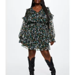 Mango Floral Chiffon Dress 18 Mango Floral Chiffon Dress -Mango popular store mango 3645 4780826 8