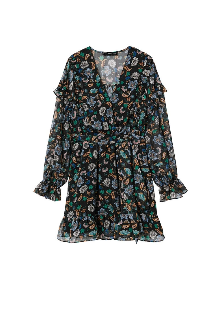 Mango Floral Chiffon Dress 11 Mango Floral Chiffon Dress - Image 9