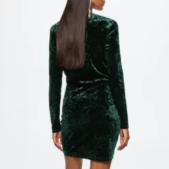 Mango Velvet Crossed Dress 12 Mango Velvet Crossed Dress -Mango popular store mango 3646 6782436 3