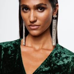 Mango Velvet Crossed Dress 13 Mango Velvet Crossed Dress -Mango popular store mango 3646 6782436 4