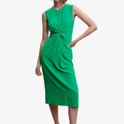 Mango Knot Front Dress
